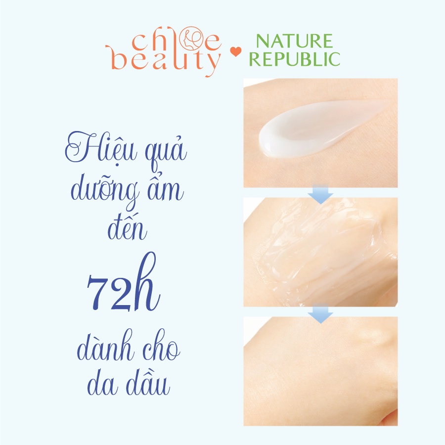 Kem dưỡng ẩm nước biển sâu cho da dầu NATURE REPUBLIC Super Aqua Max Fresh Watery Cream 80ml