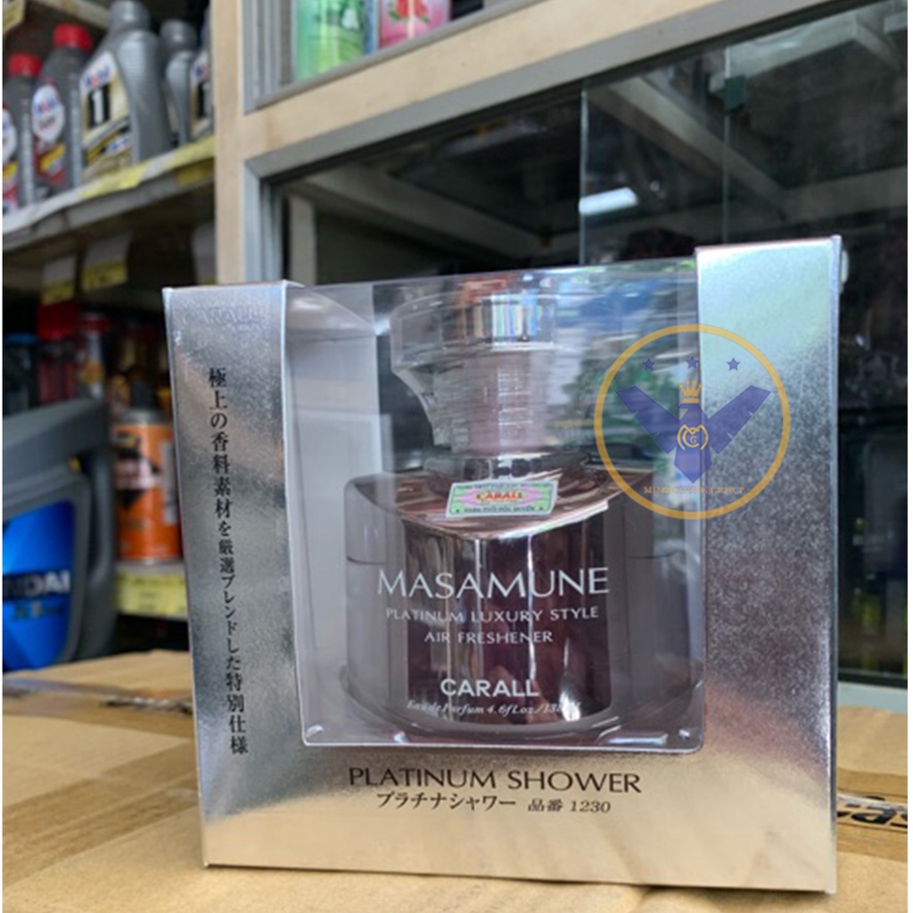 Nước hoa xe hơi gắn taplo ô tô Carall Masamune Premia Luxury 138ml