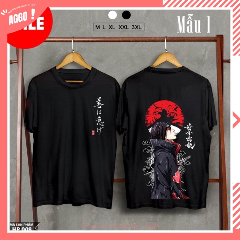 Áo Itachi Uchiha - áo thun in hình Naruto