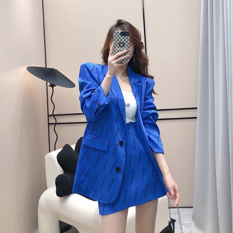 Set đồ Áo Blazer + chân váy nữ phong cách hàn quốc mẫu mới mã TT02 | BigBuy360 - bigbuy360.vn