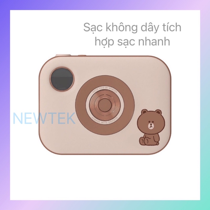 sạc không dây Solove 10000mAh tích hợp sạc nhanh ,mẫu mới 2021