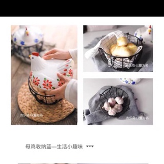 (Có sẵn )Rổ gà đựng trứng gà decor