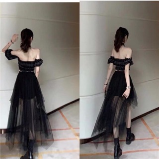 sét váy cá tính kèm chocker( ảnh khách mặc)
