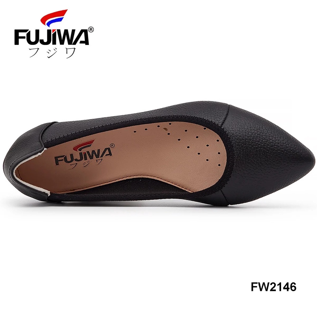 Giày Nữ Da Bò FUJIWA - FW2146. Da Thật Cao Cấp. Được Đóng Thủ Công (Handmade). Đế Cao 2 Cm. Size: 35, 36, 37, 38, 39, 40