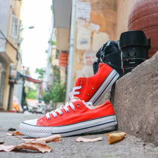 🎁Giày Nữ Sneaker Classic Đỏ Thấp Cổ