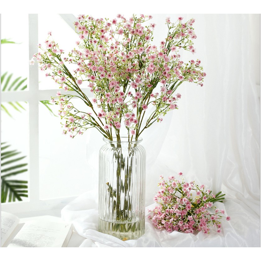 Bình bông lọ hoa thủy tinh sọc hiện đại BH072-2