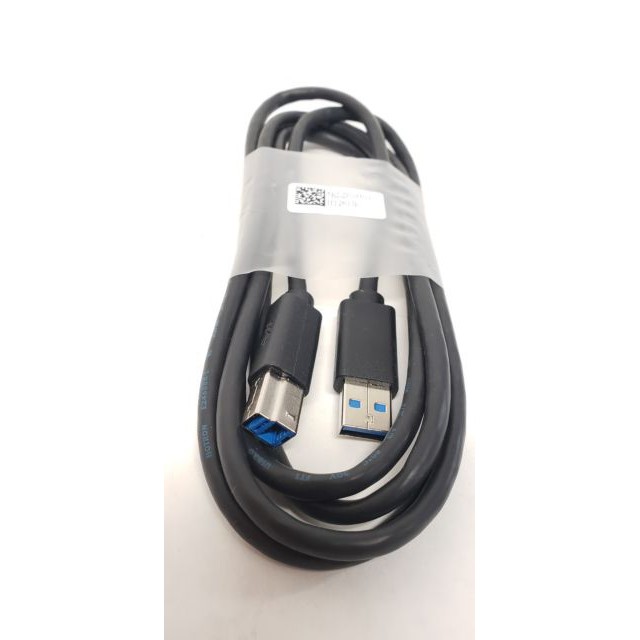 cáp máy tính đồng bộ - Cáp USB 3.0 Genuine 5x Dell 1.8m  Type A to B Cable Black for Monitor PN81N
