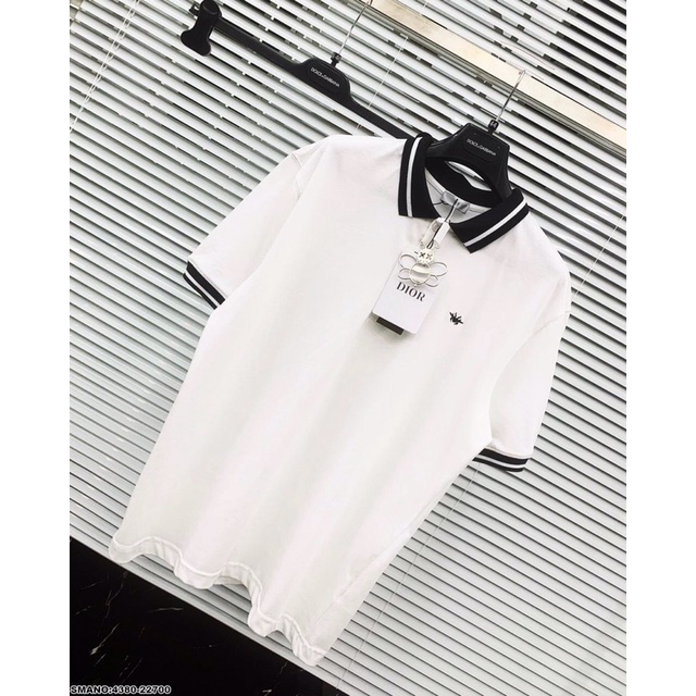 Áo Polo Nam Viền Trắng Ong Đơn Giản Cực Hot - Áo Nam Polo Đi Ỏ Ong Cao Cấp