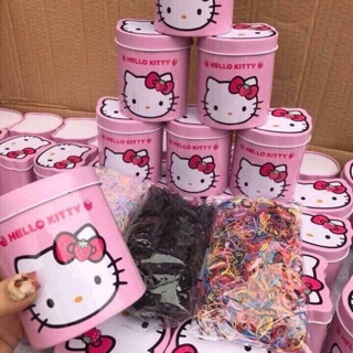 HỘP CHUN BUỘC TÓC HELLO KITTY