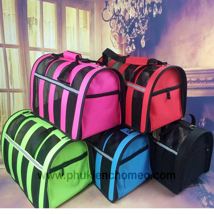 [Hot] Túi lưới thoáng mát cho chó mèo, thú cưng/ Túi vận chuyển lưới mang thú cưng đi du lịch, dễ dàng gấp gọn, vệ sinh