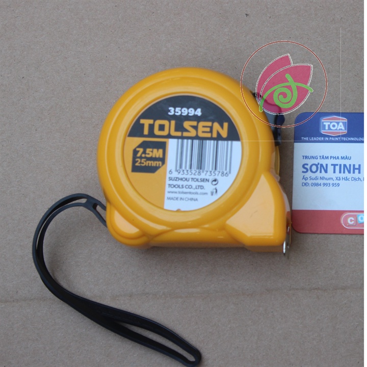 Thước cuộn Tolsen 35991 35992 35994 Kich thước: 3M*16mm; 5M*19mm; 7,5M*25mm