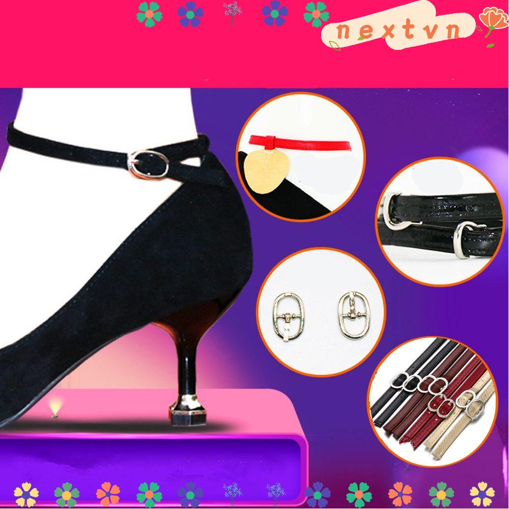 Dây da buộc giày cao gót nhiều màu chống trượt tùy chọn
