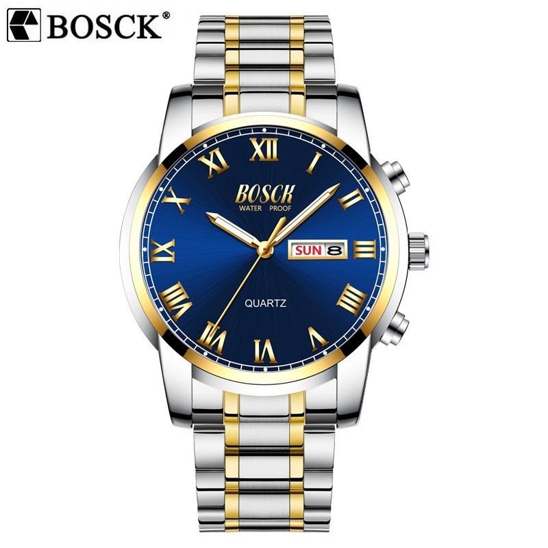 ĐỒNG HỒ NAM THỜI TRANG BOSCK 8833 DÂY ĐÚC THỜI TRANG | BigBuy360 - bigbuy360.vn