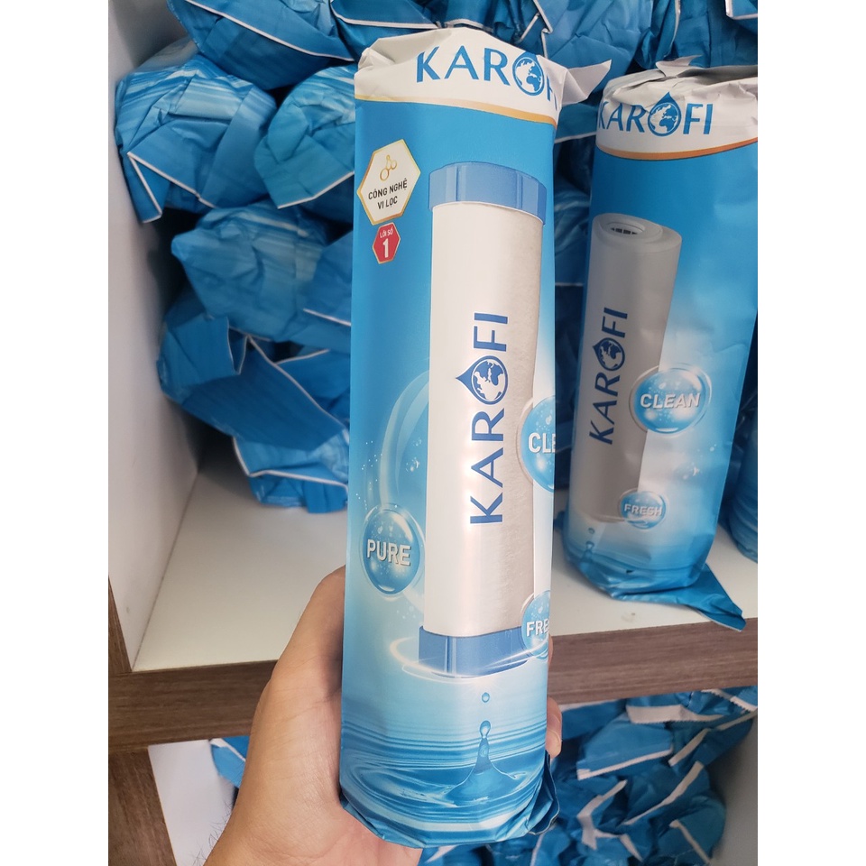 Lõi Lọc Nước Karofi Số 1 (3 Lõi)-10 inch-PP 5 Micron (Dùng cho các máy lọc nước RO)