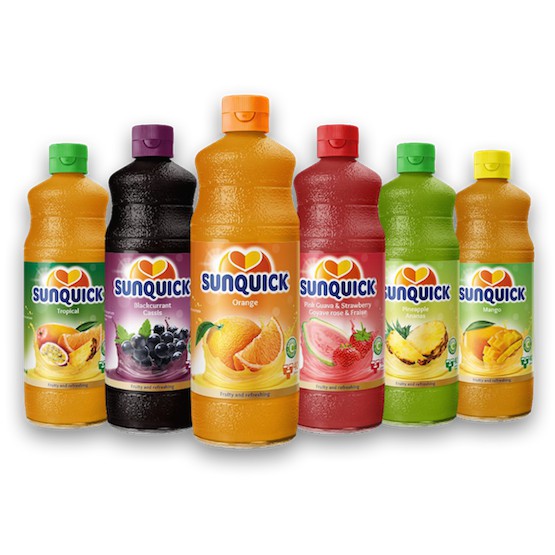 Sunquick - Nước Ép Hỗn Hợp Ổi Dâu 700ml - Date T2/2022