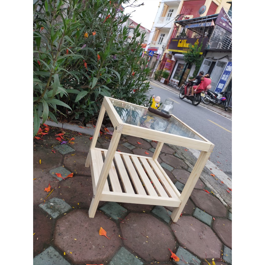 Bàn kính đầu giường - bàn kính -bàn kệ | BigBuy360 - bigbuy360.vn