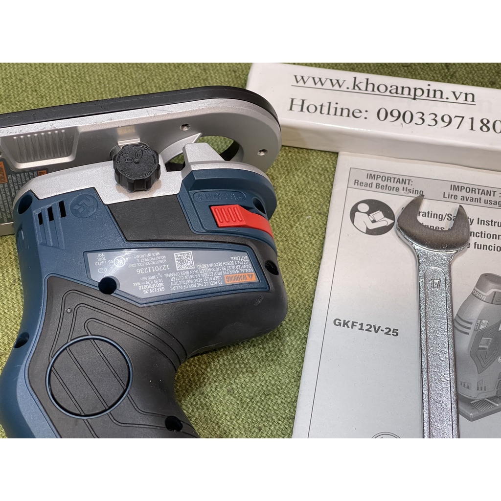 Máy phay Bosch GFK12V-25 made in Hungary