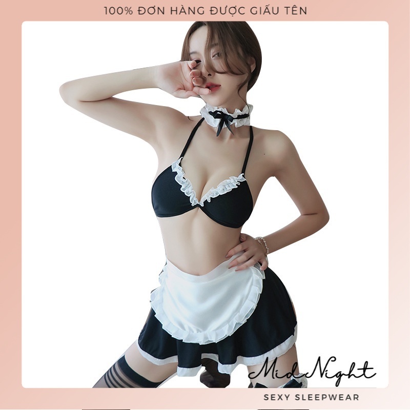 Coplay Người Hầu Sexy Nóng Bỏng - Bộ Đồ Lót Nhập Vai Phục Vụ Chuyên Nghiệp Gợi Cảm Cho Chàng Đêm Nay Mid Night Sexy | BigBuy360 - bigbuy360.vn