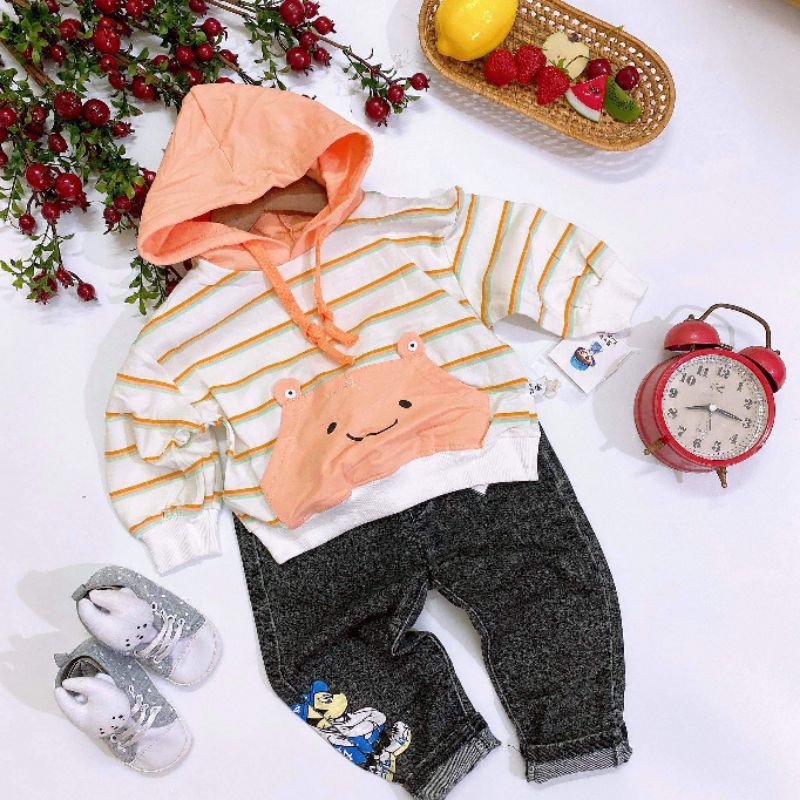 Áo nỉ da cá quảng châu cao cấp cho bé