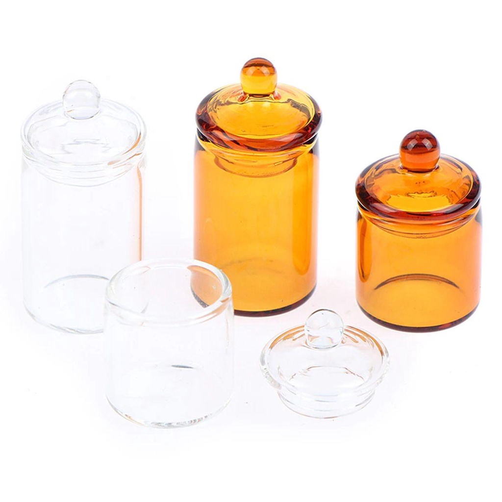 PATRICIA Lọ Thủy Tinh Đựng Hạt Cà Phê 1 / 12 Trang Trí Nhà Búp Bê