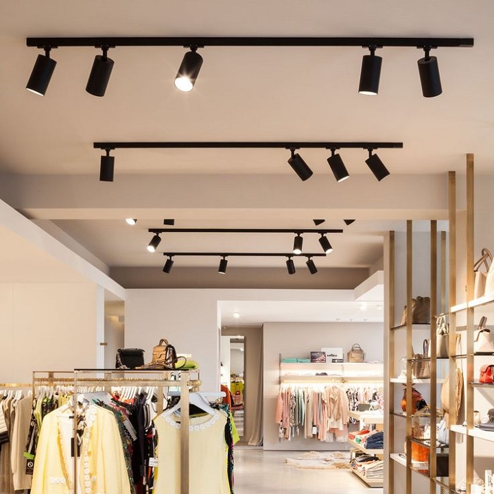 Đèn led rọi ray 3W siêu sáng, siêu bền vỏ đen, trắng,phải sử dụng kèm thanh ray, chiếu điểm tập trung, bảo hành 24thang