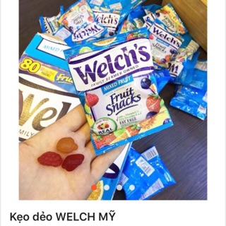 Kẹo dẻo trái cây Welch’s Fruit Snacks date 2020