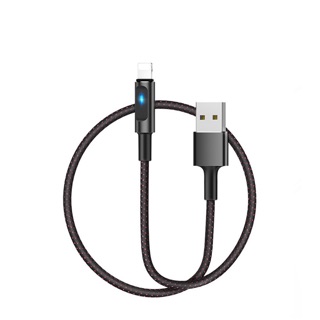 Cáp tự ngắt bọc vải chống đứt, hỗ trợ sạc nhanh dài 1m2 cho iPhone, iPad Chính hãng Hoco U47