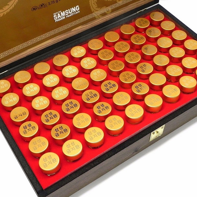 An Cung 60 Viên Hộp Gỗ CÓ TEM Samsung GumJeeHwan, Bổ Não Gỗ 60 Viên Chính Hãng Hàn Quốc hoanggamkorea