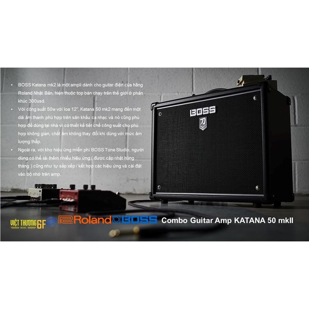Loa guitar điện chính hãng Roland BOSS Katana 50 mk2