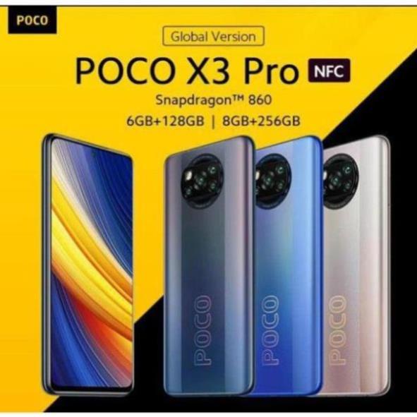Điện thoại Xiaomi POCO X3 PRO (8GB/256GB) - Có Tiếng Việt - Máy Full Box 100% BẢO HÀNH 1 NĂM