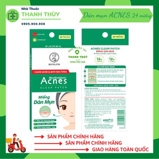 Miếng Dán Mụn Acnes Clear Patch Hộp 24 Miếng