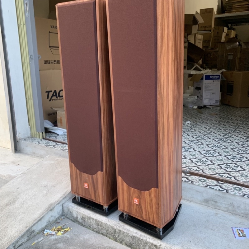 Loa cây JBL vỏ gỗ nghe nhạc, hát karaoke cực hay - loa cao 111cm - công suất 450w/loa