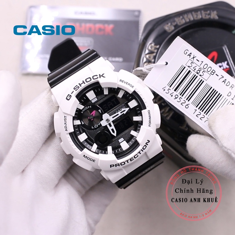 Đồng hồ Nam Casio G-Shock Nam GAX-100B-7ADR vỏ trắng dây đen