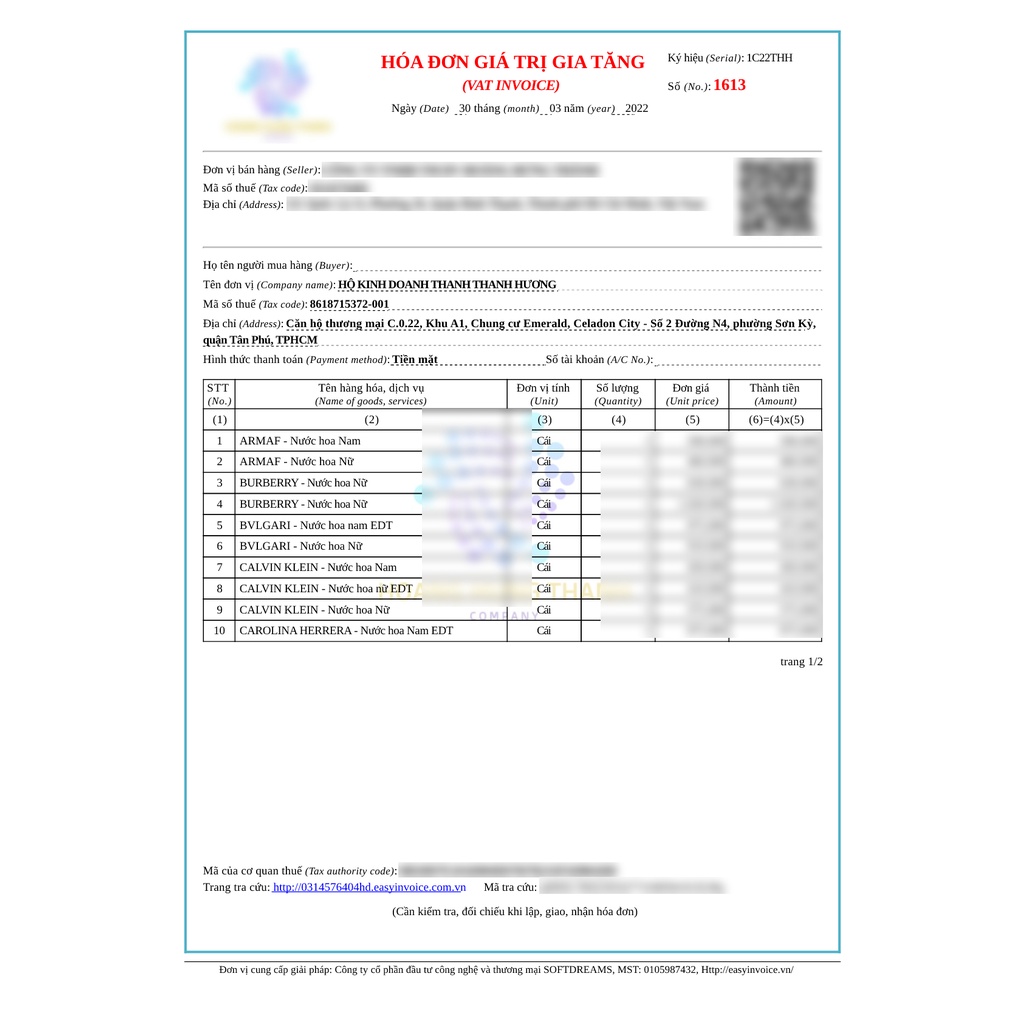 Mẫu thử nước hoa CK One, CK Be, Nước hoa nam nữ