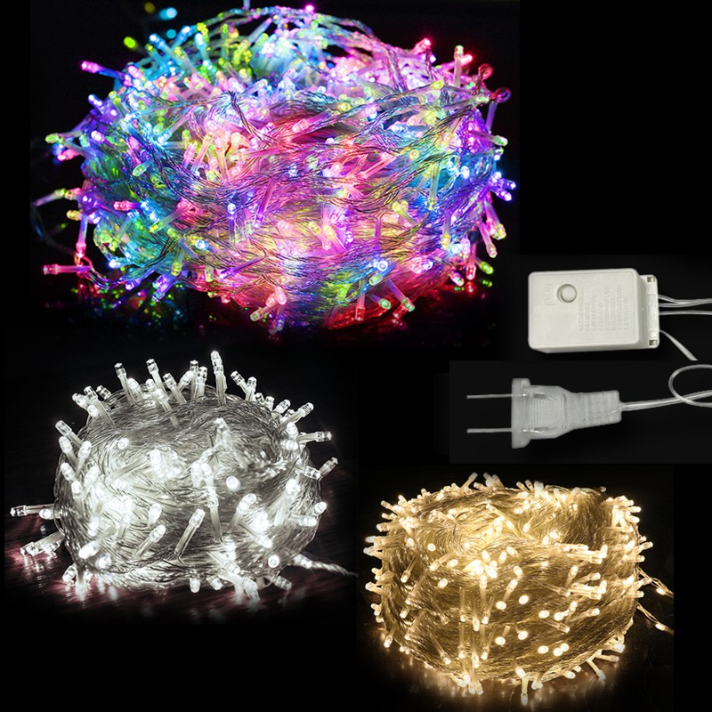 [Dùng phích cắm] Dây đèn Led Đủ Màu sắc trang trí siêu sáng và lung linh