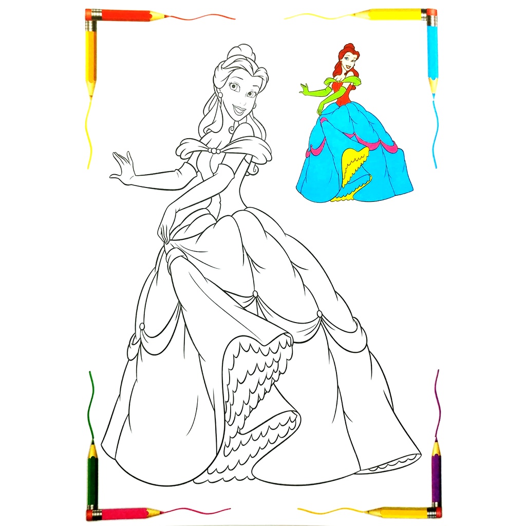 Sách Bé Tô Màu Công Chúa - Tập 2