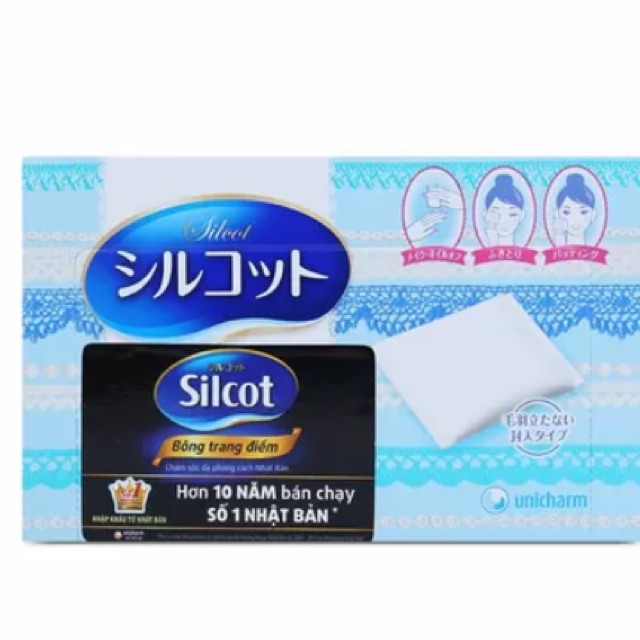 Bông trang điểm Silcot 82 miếng