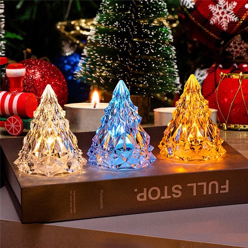Đèn Led Ngủ Để Bàn Hình Cây Thông Noel Độc Đáo