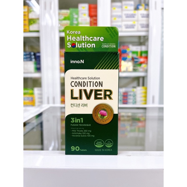 Viên uống CONDITION LIVER - Giải độc gan , tăng cường chức năng gan (Lọ 90 viên)