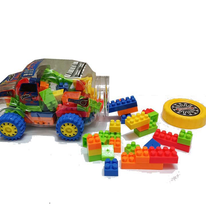[Mua 1 Tặng 1 Siêu Nhân] xe đồ chơi lắp ghép cho trẻ nhỏ