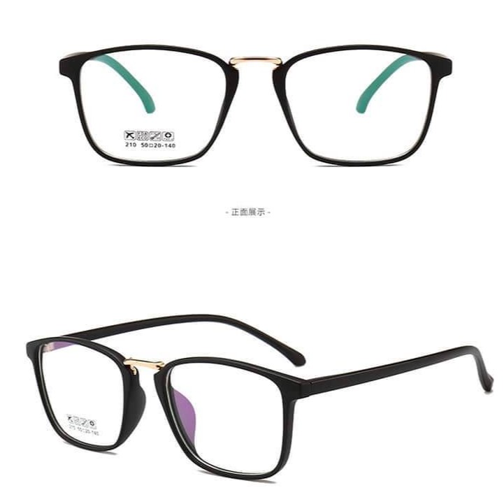 Gọng kính cận nhựa dẻo hàn quôc , mắt vuông nhiều màu sắc lựa chọn Q210 | BigBuy360 - bigbuy360.vn