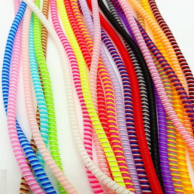 Dây quấn tai nghe cáp sạc - chống đứt - nhiều màu