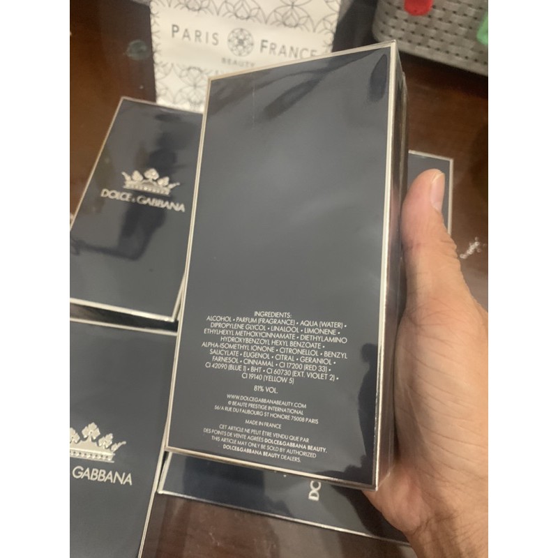 Nước hoa nam d&g k edp 100ml full seal (bản mới 2020) | BigBuy360 - bigbuy360.vn