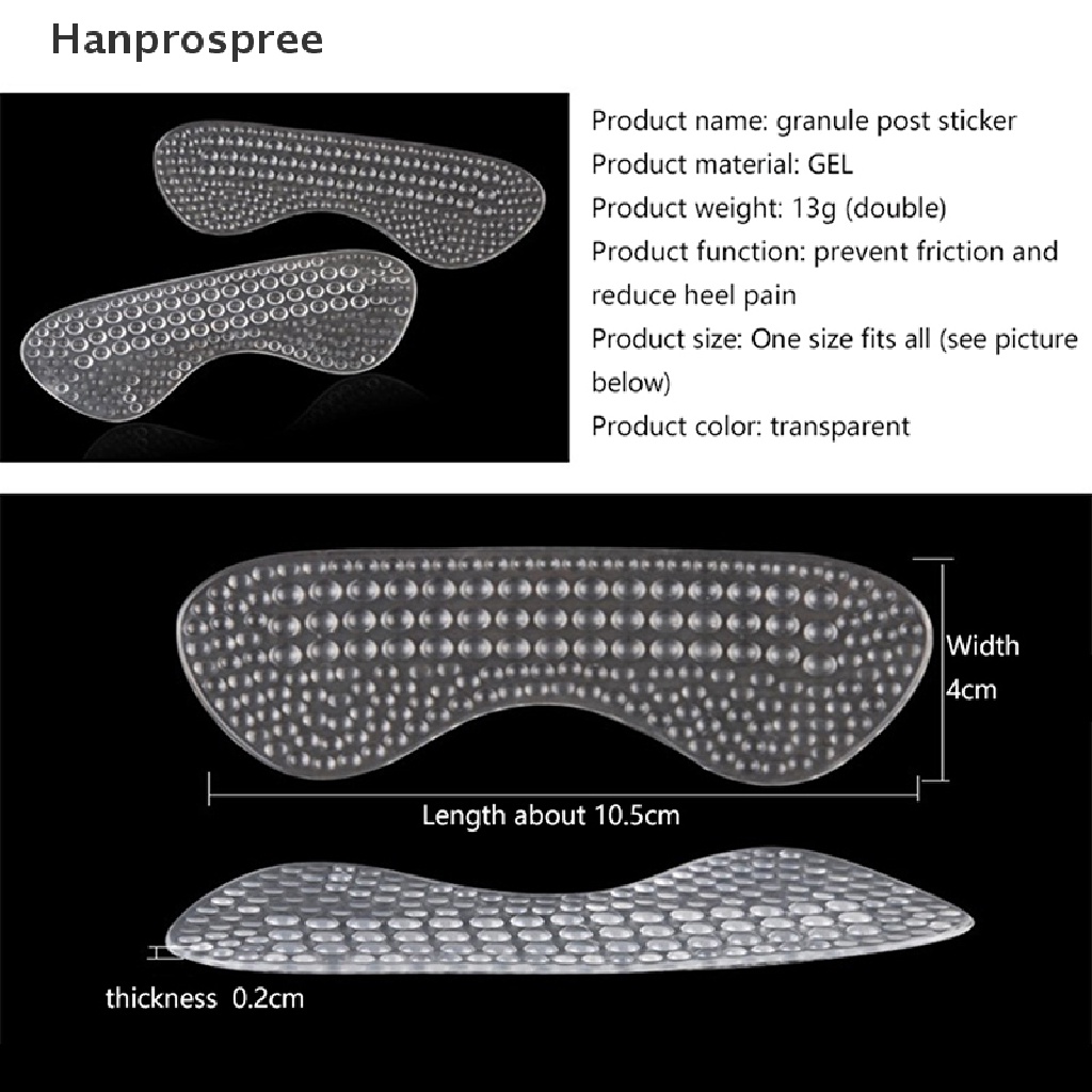 1 Cặp Miếng Dán Gót Chân Chống Đau Lưng Tiện Dụng