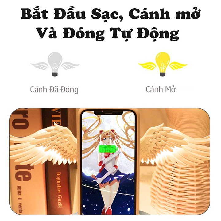 Sạc Nhanh Không Dây , sạc thiên thần , công suất 10w , đế sạc nhanh không dây tích hợp mọi loại máy