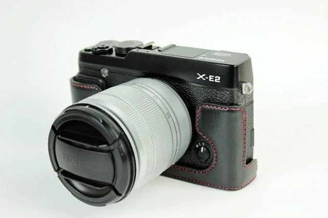 Vỏ da Hafl case da PU cho máy ảnh Fuji XA1-2, XT10, X70