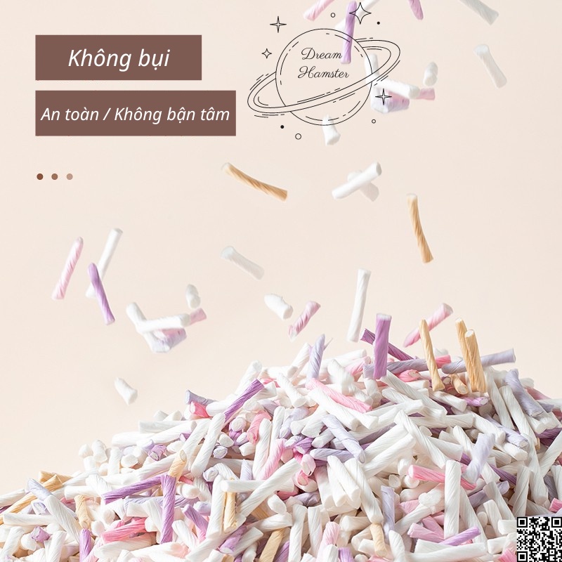 Viên giấy/sợi giấy nén lót chuồng Yee cho hamster, sóc, bọ, rat, chinchilla...(100gr và 450gr)
