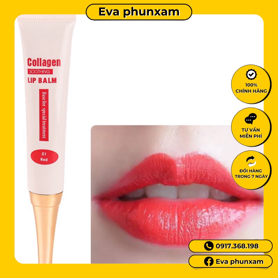 Dưỡng môi collagen kích màu sau xăm