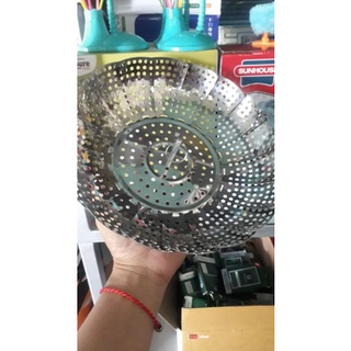 Vĩ hấp,xửng hấp đa năng inox có thể xòe to thu nhỏ
