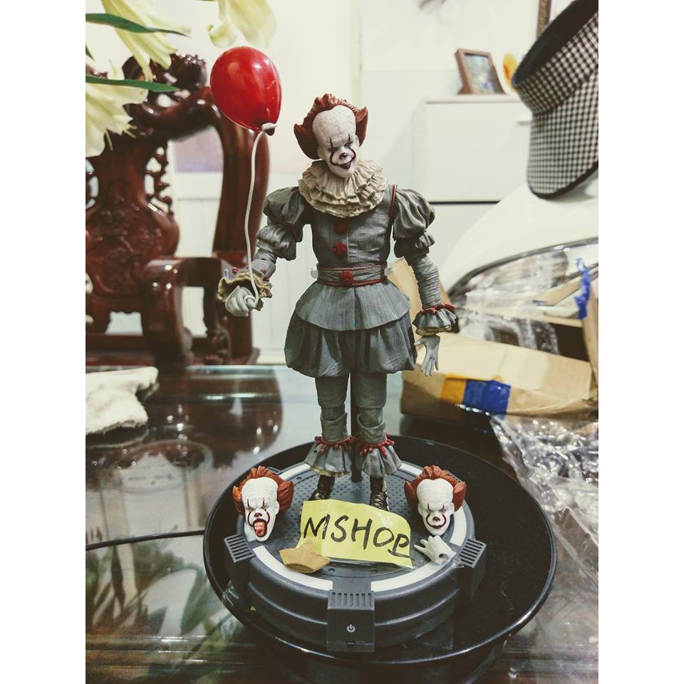 Mô hình Hề ma quái  IT Pennywise  - cao 16cm. Không kèm giá đỡ